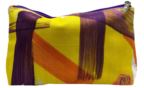 Clinique Yellow Print Cosmetic Bags